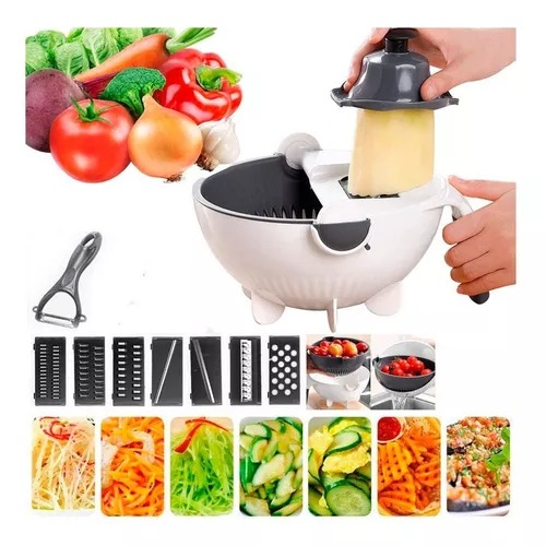 Miniatura 3 de Rallador Picador 9 En 1 Escurridor